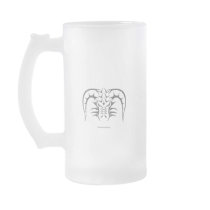 Tribal Black Dragon Head mugs
