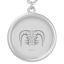 Tribal Black Dragon Head Necklace