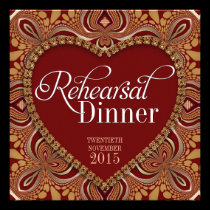 Tribal Bohemian Rehearsal Dinner Invitations invitations