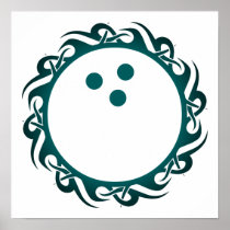 tribal bowling poster