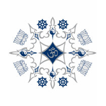 Tribal Buddhist Symbols t-shirts