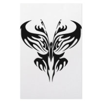 Tribal Butterfly Art #029 stationery by Mustang_Lady Tribal Butterfly Art #029 stationery