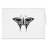Tribal Butterfly Greeting Card