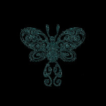 Tribal Butterfly Ladies' Hoodie t-shirts