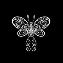 Tribal Butterfly Ladies' Tee t-shirts