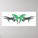 Tribal Butterfly posters