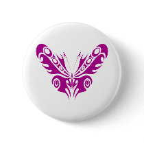 Tribal Butterfly Tattoo Design buttons