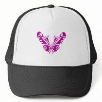 Tribal Butterfly Tattoo Design Hats