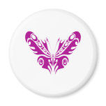 Tribal Butterfly Tattoo Design magnets