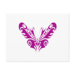 Tribal Butterfly Tattoo Design Post Cards