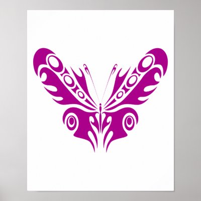 picture of butterfly tattoo. Tribal Butterfly Tattoo Design