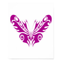 Tribal Butterfly Tattoo Design posters