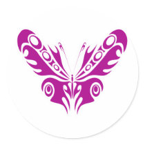 Tribal Butterfly Tattoo Design stickers