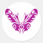 Tribal Butterfly Tattoo Design Stickers
