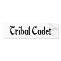 Tribal Cadet Sticker Bumper Stickers