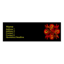 Tribal Cats Profile Cards Business Cards