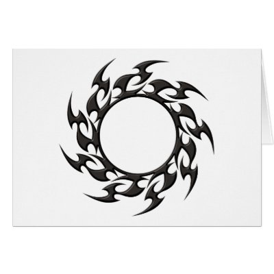 circle tattoos. Tribal Circle Tattoo Cards by