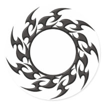 Tatouage tribal de cercle autocollants