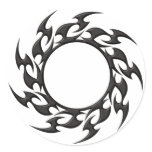 Tribal Circle Tattoo stickers