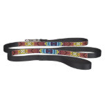 Tribal contemporary abstract custom dog lead dog leash