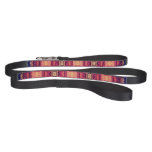 Tribal contemporary abstract custom dog lead dog leash