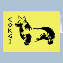 Tribal Corgi cards