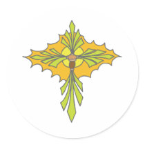 Tribal Cross 2 stickers by Joee3030 Tribal Cross 2 stickers