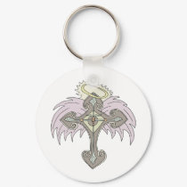 Tribal Cross 3 keychains