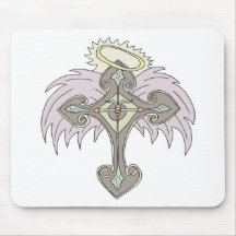 Tribal Cross 3 Mousepad