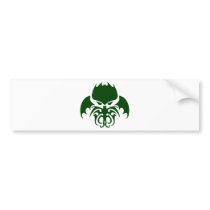 Tribal Cthulhu bumper stickers by WildWitch Tribal Cthulhu bumper stickers