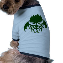 Tribal Cthulhu Pet Tshirt