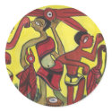 Tribal Dance stickers by mithu_k Tribal Dance stickers