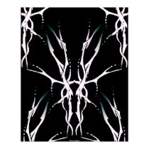 Tribal Deer Skull Tattoo by Flowstone Graphics posters by FlowstoneGraphics Tribal Deer Skull Tattoo by Flowstone Graphics posters