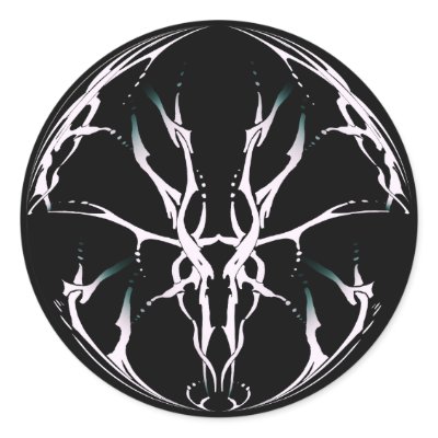 Deer Skull Stickers