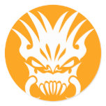 Tribal Demon 2 stickers