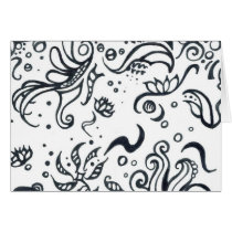 Tribal designs pattern greeting cards