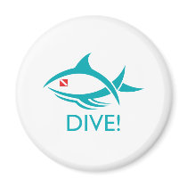 Tribal Dive Fish magnets