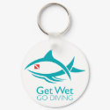 Tribal Dive Fish keychains