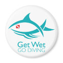Tribal Dive Fish magnets