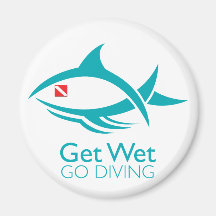 Tribal Dive Fish Magnet