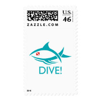 Tribal Dive Fish Stamps