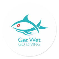 Tribal Dive Fish stickers