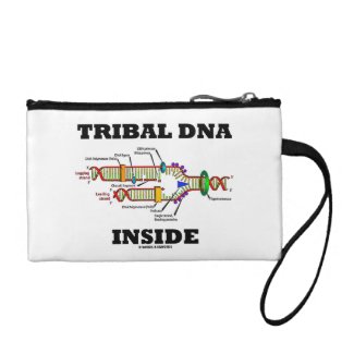 Tribal DNA Inside (DNA Replication) Change Purse