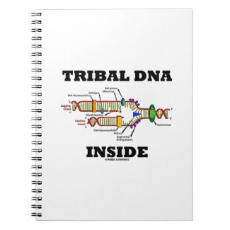 Tribal DNA Inside (DNA Replication) Spiral Notebook