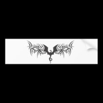 tribal dragon bumper stickers