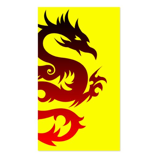 tribal dragon business cards