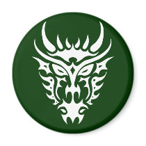Tribal Dragon magnets by WildWitch Tribal Dragon magnets