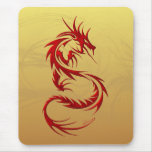 Tribal Dragon Mouse Pads