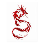 Tribal Dragon Post Card