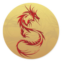 Tribal Dragon stickers by DragonMyth Tribal Dragon stickers